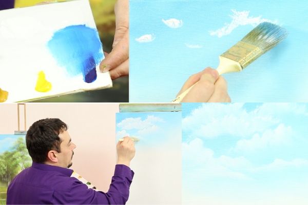 Kurz malby - Jak namalovat oblohu