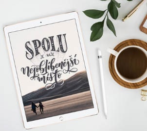 Online kurz Letteringu na iPadu v Procreate