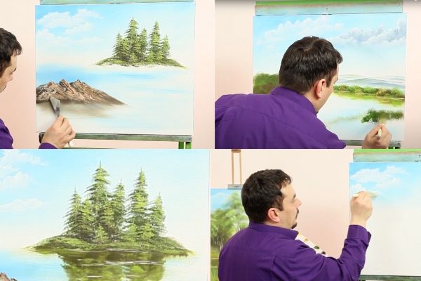 Online kurz malby metodou Bob Ross