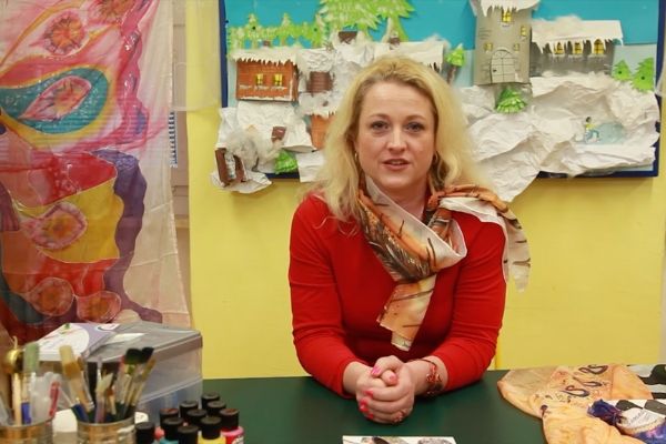 Online kurz malování na hedvábí - lektorka Petra Prokůpková