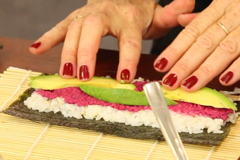 Online kurz přípravy sushi - vegetariánské sushi