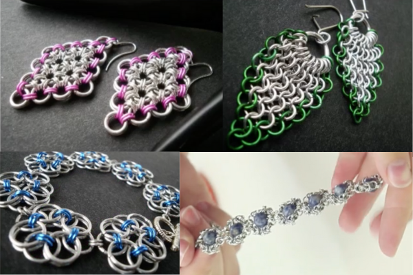 Kurz výroby šperků technikou Chainmaille - kroužkování