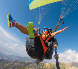 Tandem paragliding Krkonoše