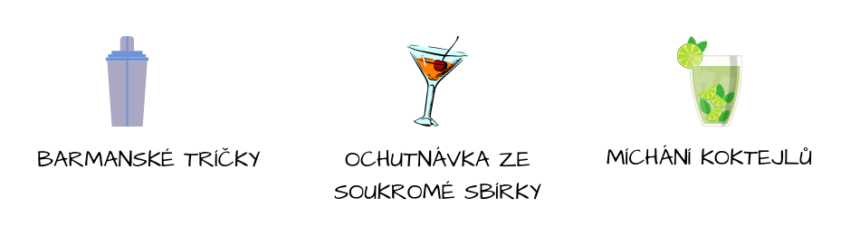 Zážitkový barmanský kurz pro muže v Praze