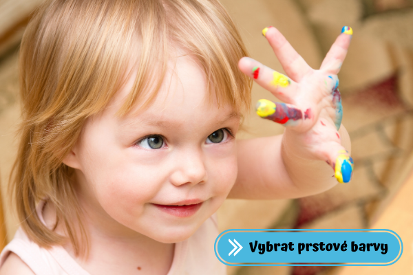 Tip na dárek pro dvouleté dítě - prstové barvy a malování