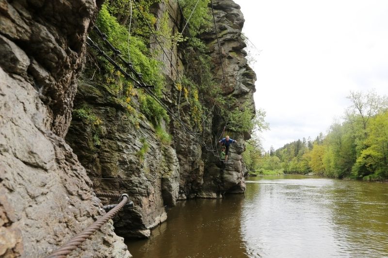 Ferraty v Čechách - ferrata Bechyně