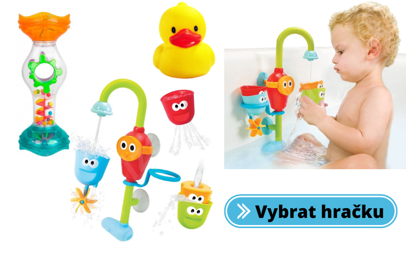 Hračky do vody jako dárek pro roční dítě
