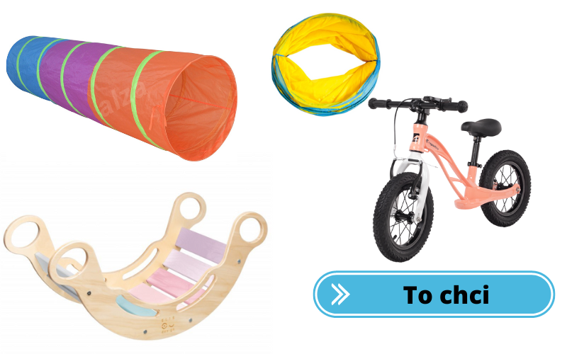 Pohybové hračky pro roční dítě